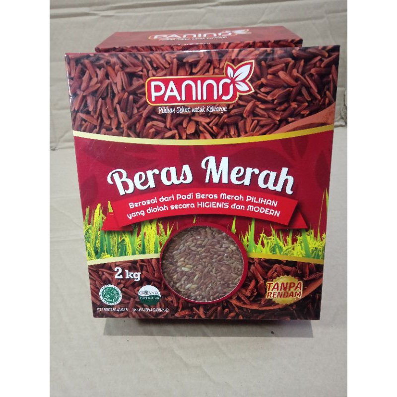 

beras merah organik 2kg // beras merah panino // beras diet // beras organik