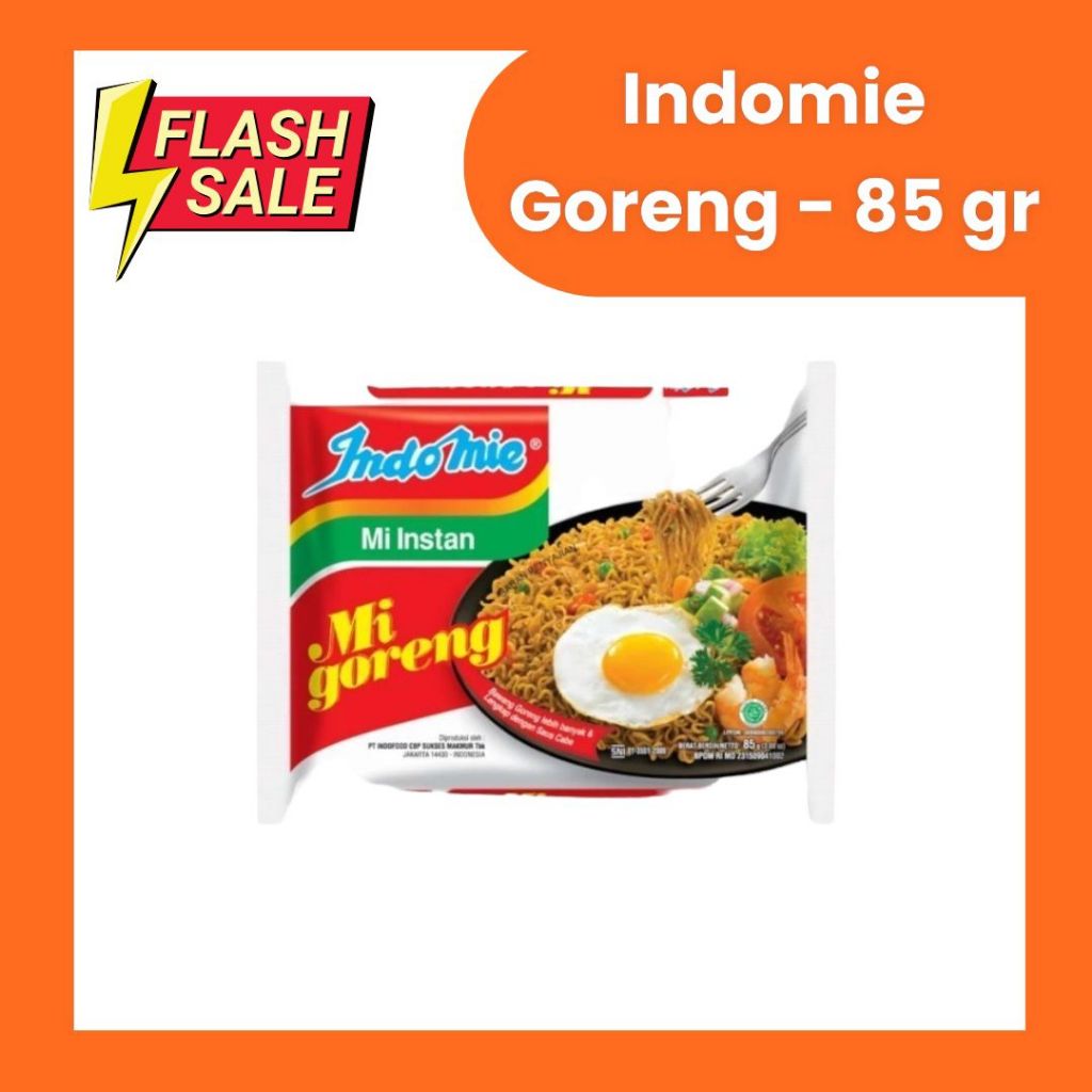 

TERMURAH INDOMIE GORENG KEMASAN 85GR