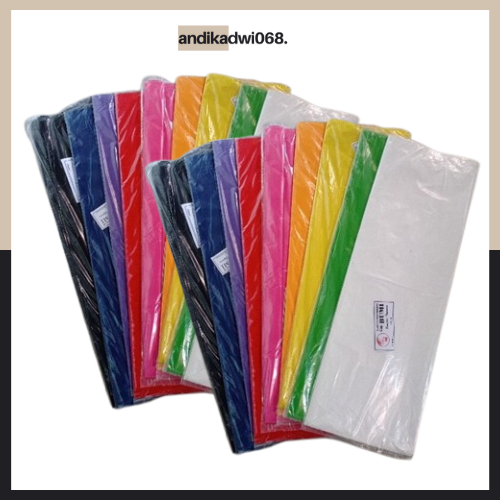 Plastik Layangan Cap Bumi Dan Cap Elang Tebal Termurah & Terlaris 1 Bungkus Plastik Layangan Warna Warni