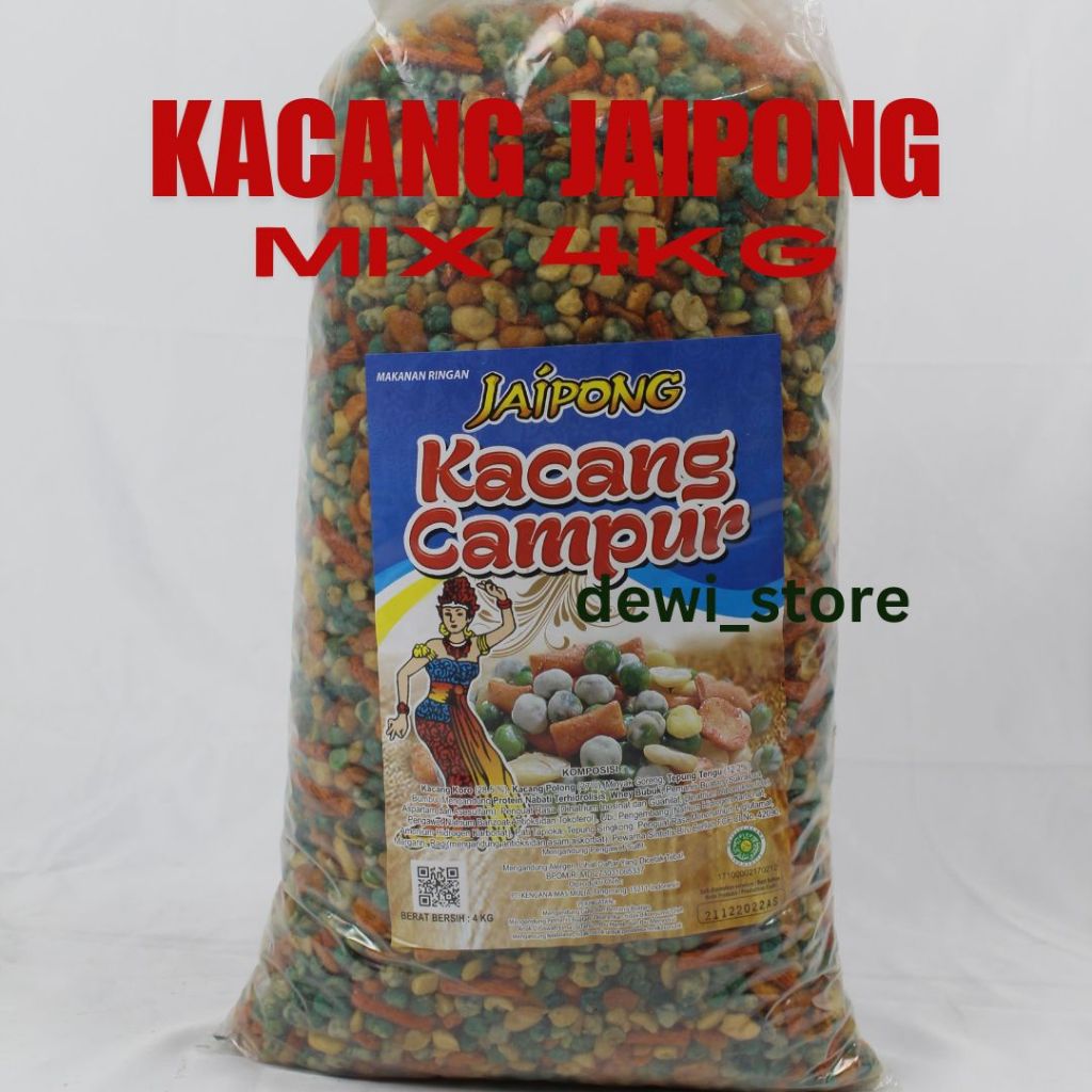 

Kacang Jaipong Campur 4kg / Kacang Mix Jaipong 4KG