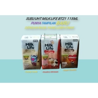 

MILK LIFE UHT SUSU COKLAT STRAWBERRY DAN VANILLA BT21 115ML 1PCS