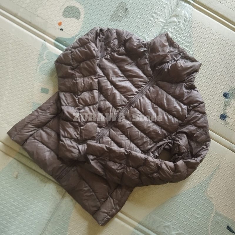 Jacket Bulang UNIQLO Ultralight Size S Cacing Outdoor Winter Gunung Original