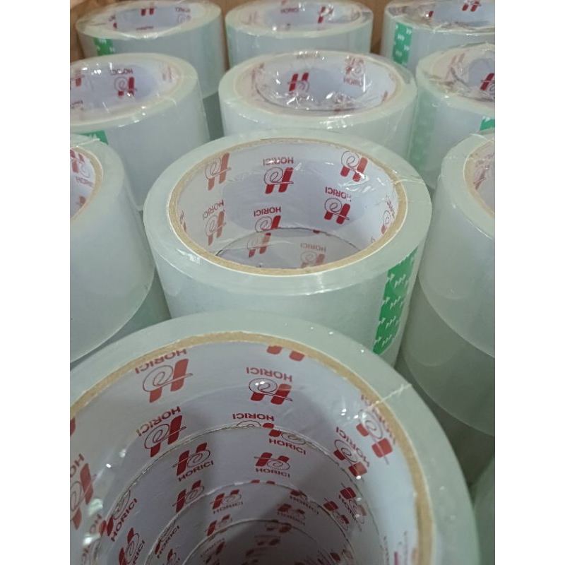 

Solasi / Lakban Bening Packing Horici Tape 45 mm * 90 yard ready