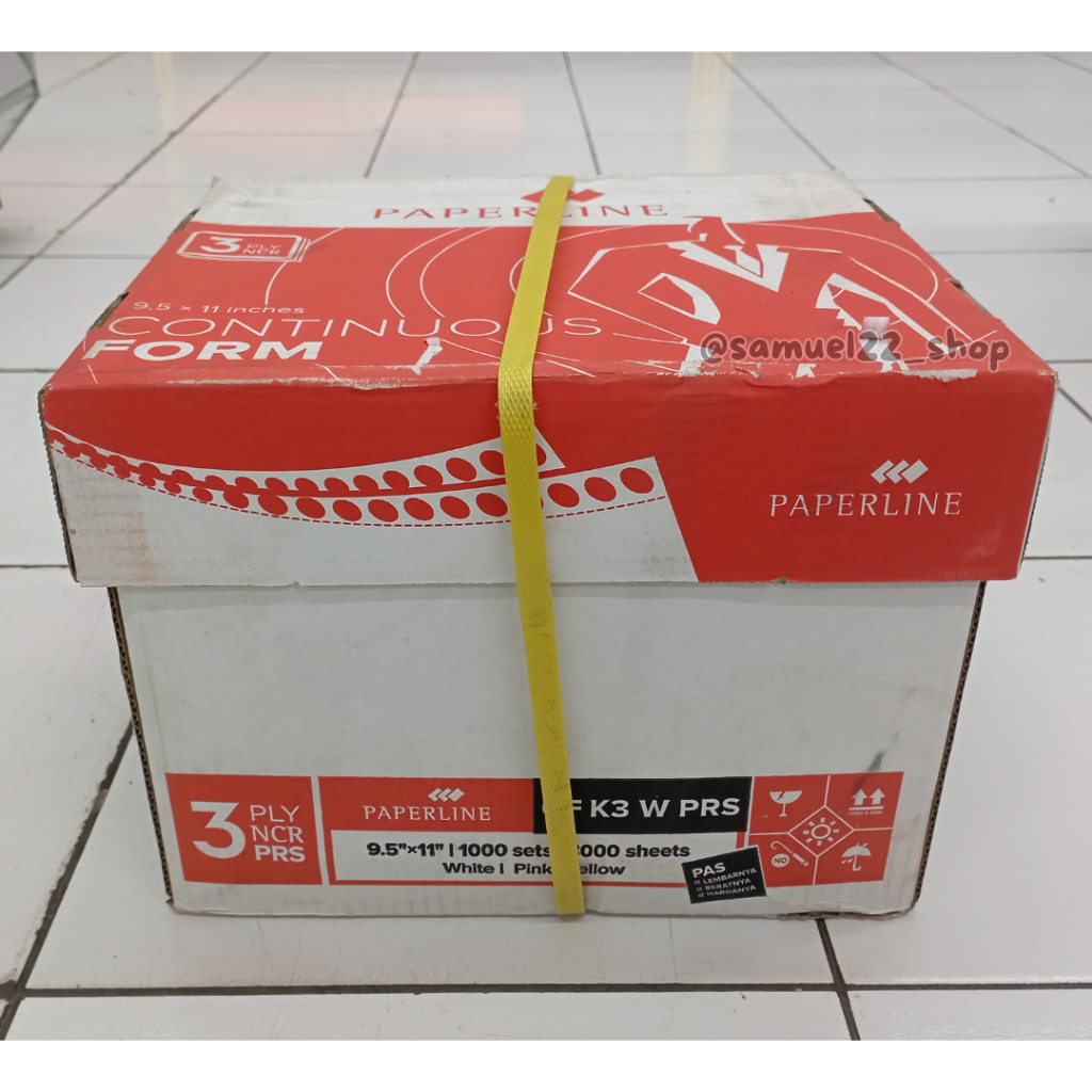 

Continuous Form 3 Ply PAPERLINE K3 PRS Warna Potong CF K3 PRS W Kertas Komputer