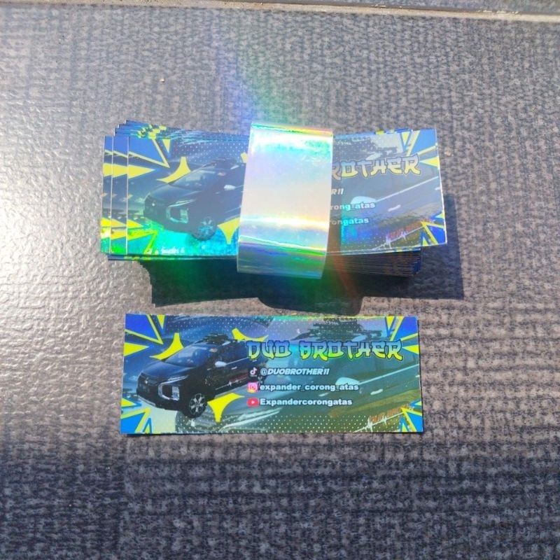 

Stiker hologram Duo Brother V2