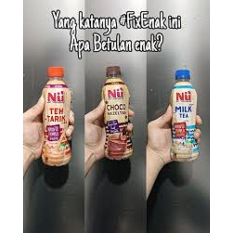 

Nu Milk Tea / Nu Teh Tarik / Nu HazelTea 1Dus / Karton 330ml isi 24Botol