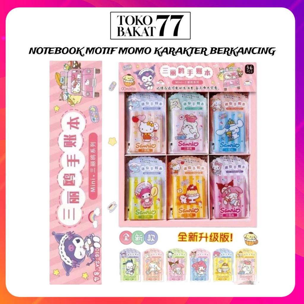 

NOTEBOOK MOTIF MOMO / BUKU MEMO KARAKTER BERKANCING