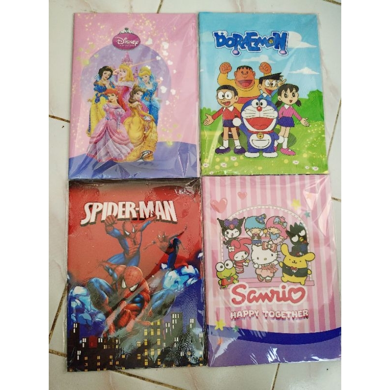

20 PCS (1 PACK) SAMPUL BUKU KARAKTER KEREN DAN LUCU