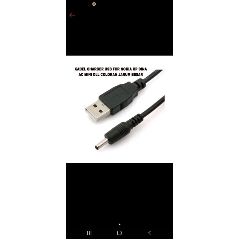 kabel charger hp Nokia kipas portable dan gameboy hp china