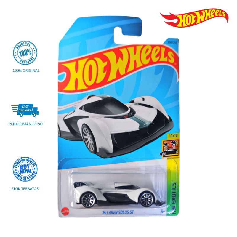 HOT WHEELS MCLAREN SOLUS GT - Hot wheels Murah - Hot wheels Terbaru - Hot wheels Premium
