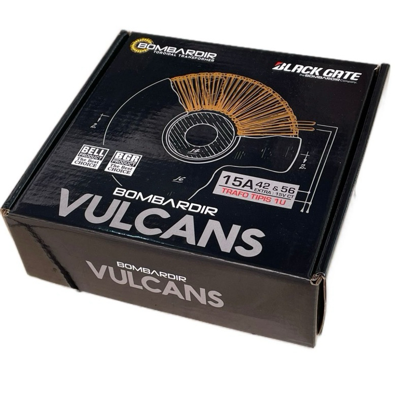 Trafo Donat 15A 56V-42V CT TIPIS 1U Vulcans Bombardir Travo Toroid Vulcans Bombardir 15 Amper CT 56 
