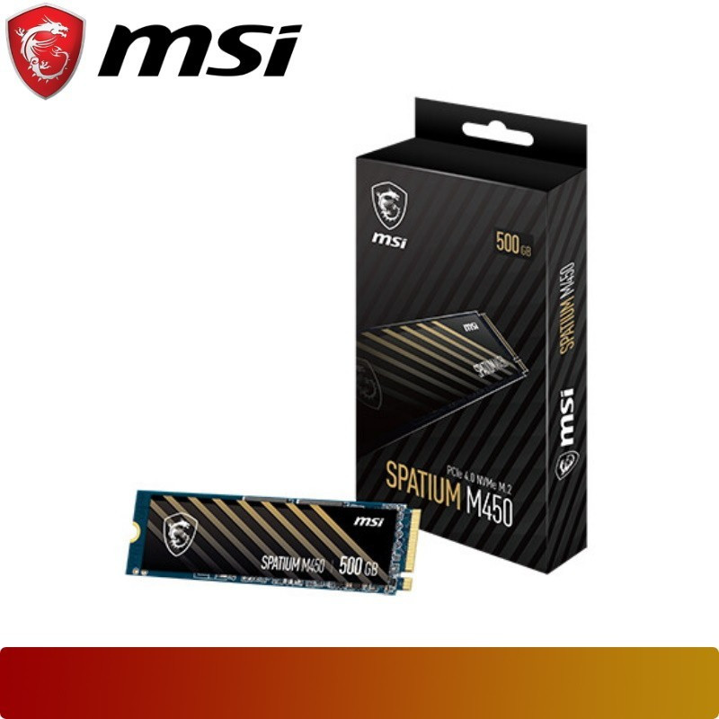 SSD MSI Spatium M450 1TB 500GB - NVMe M2.2280 Gen4 - SSD 500GB 1TB MSI M450