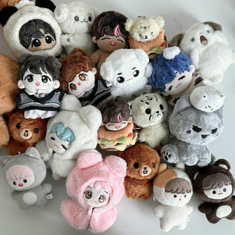 READY STOCK NCT 10cm DOLL GOMDO LEE CHEETAH LEE KKONGJEN KKONGJAEM DANIM MARK RENJUN JENO JAEMIN CHE