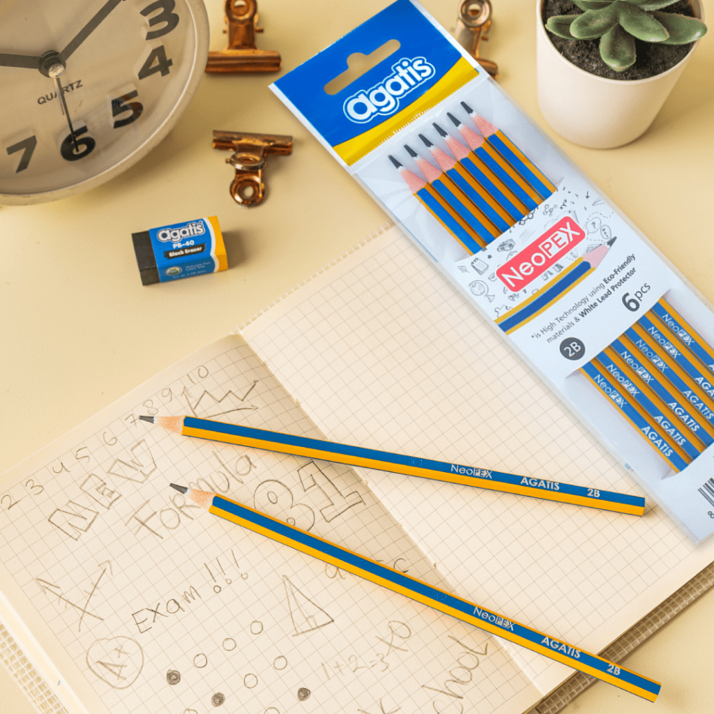 

Agatis - Pensil Tulis Neopex Eco 2B - Set 6