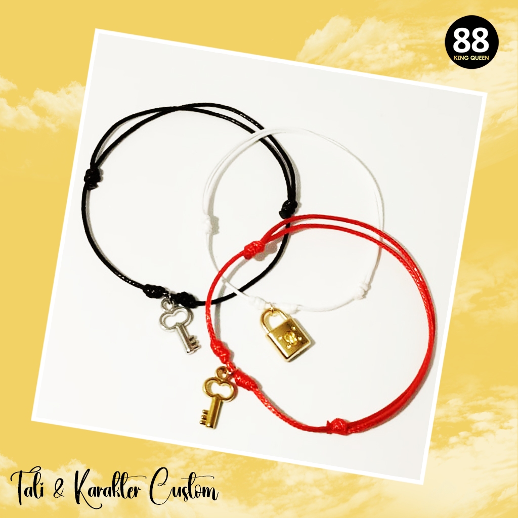 Gelang Couple | Gelang Tali | Gelang Pasangan | Gelang Tali Merah | Gelang Tali Hitam | Gelang Tali 