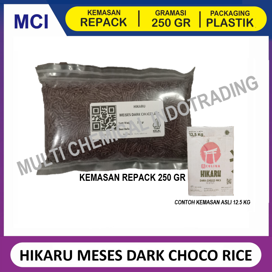 

COKLAT MEISES HIKARU REPACK 250 GR / MEISES / CERES / MESES