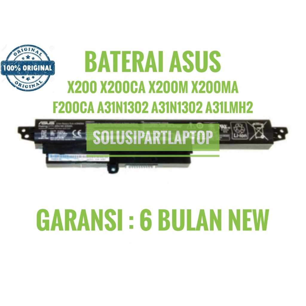 ORIGINAL BATERAI ASUS F200ca X200 X200ca X200m X200ma Series