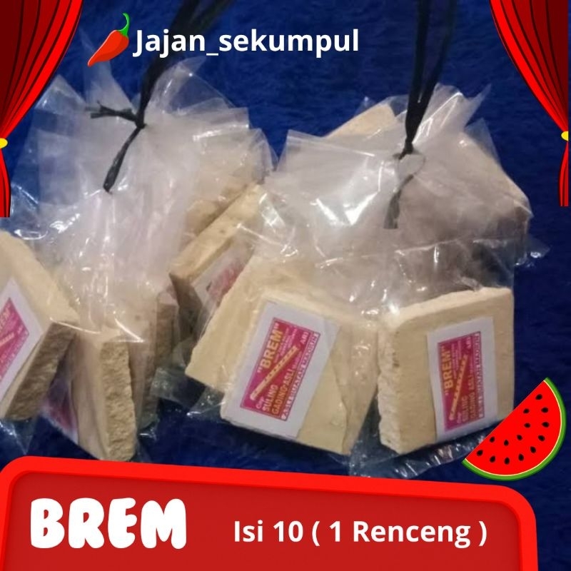 

Brem suling 1 Renceng isi 10 Bentuk Kotak rasa Original