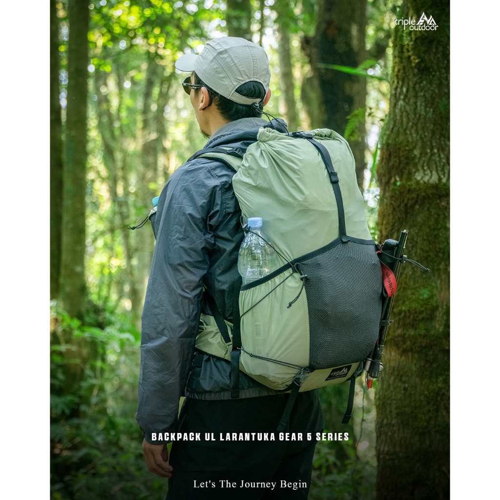 LARANTUKA GEAR 5 - Backpack FRAME ANTI GRAVITY , BACKPACK ULTRALIGHT, BACKPACK GUNUNG 30L Backpack U