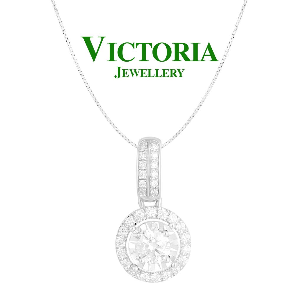 Liontin Berlian Sertifikat Gia VFPD1061499 Victoria Jewellery