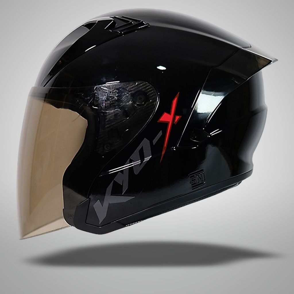 Helm Half Face JPN kyo-X Original Kaca Clear Putih