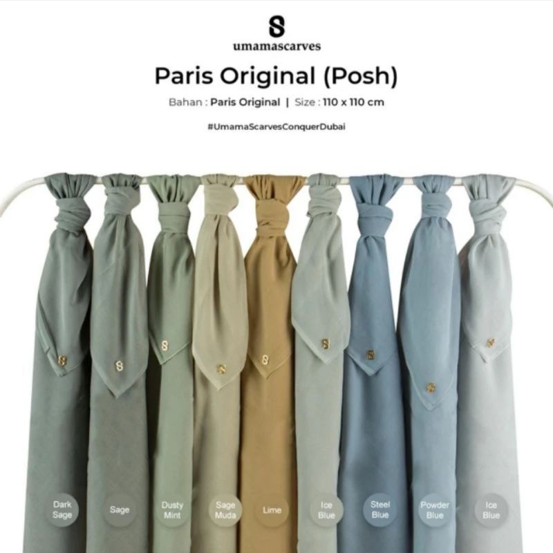 Segiempat paris original posh parisa jepang umama raudhah azara