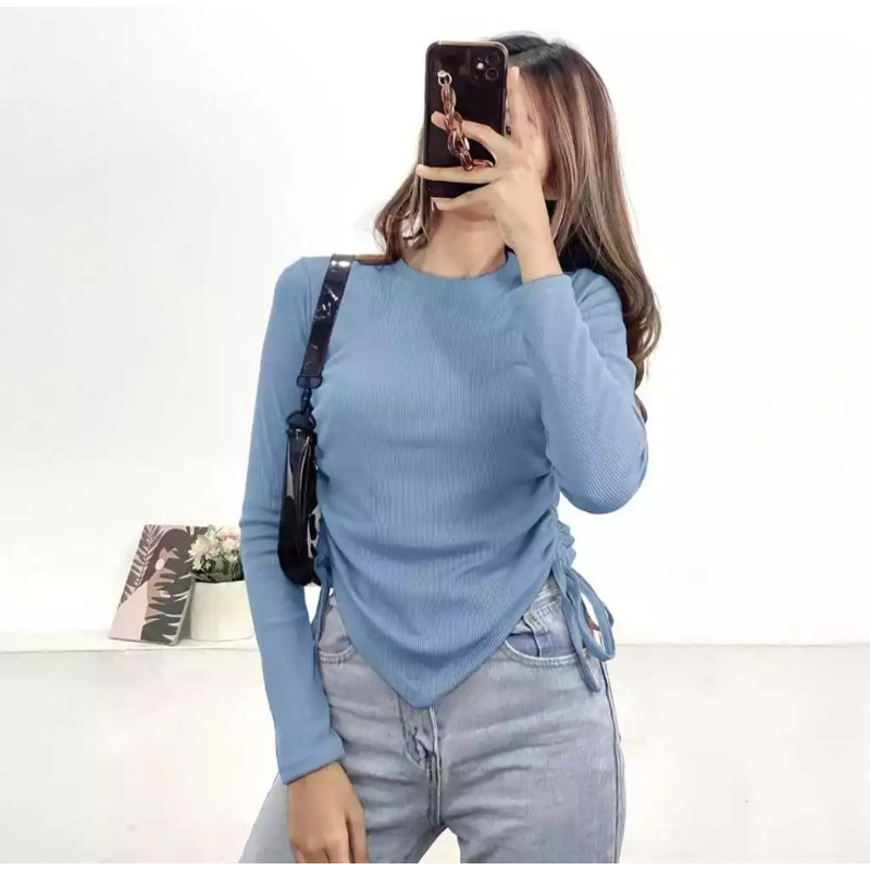 VALEN BLOUSE/RIB WANITA /ATASAN WANITA BLOUSE SERUT/SERUT PINGGANG Wanita