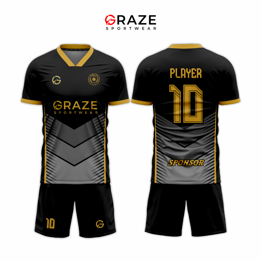 Jersey Futsal Full Printing Premium Dryfit Graze Sportwear [Bisa Satuan] Graze Sportwear - G076