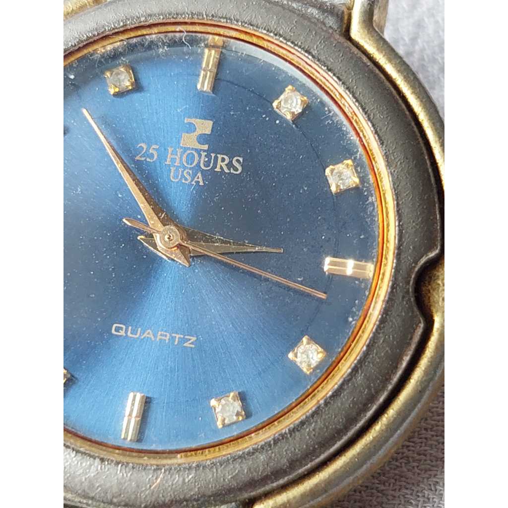 jam tangan vintage 25 hours usa quartz