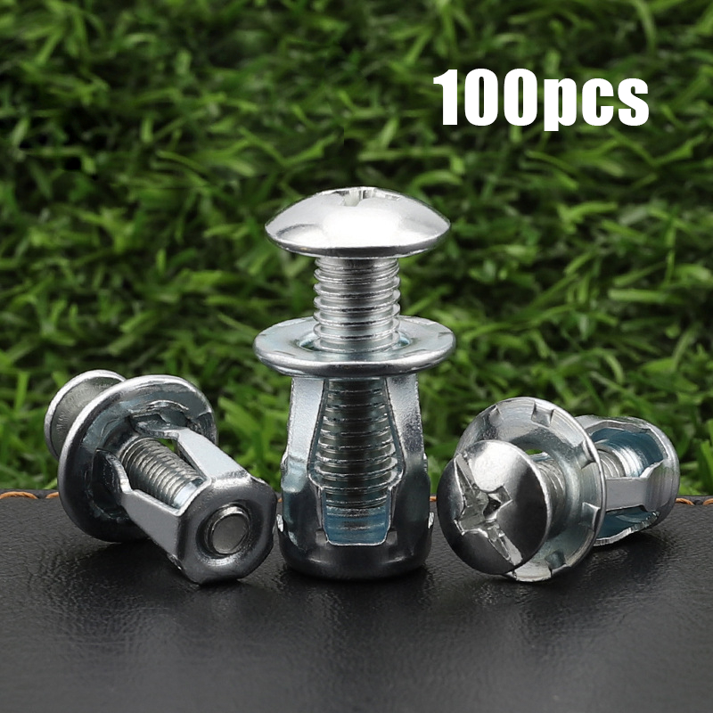 100pcs Jack Nuts Sekrup / Jack Nuts M4*25mm M6*25mm / Sekrup Rivet Metal Fisher