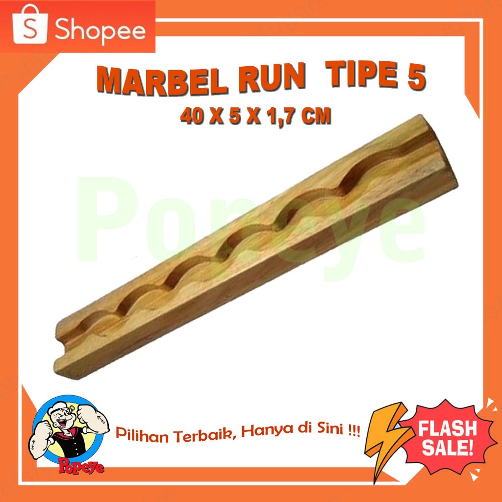 Marble Run Race Lintasan Balap Kelereng TIPE 5