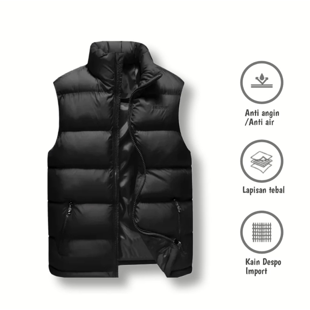 Rompi Parasut Anti Angin Anti Air Rompi Puffer Rompi Motor