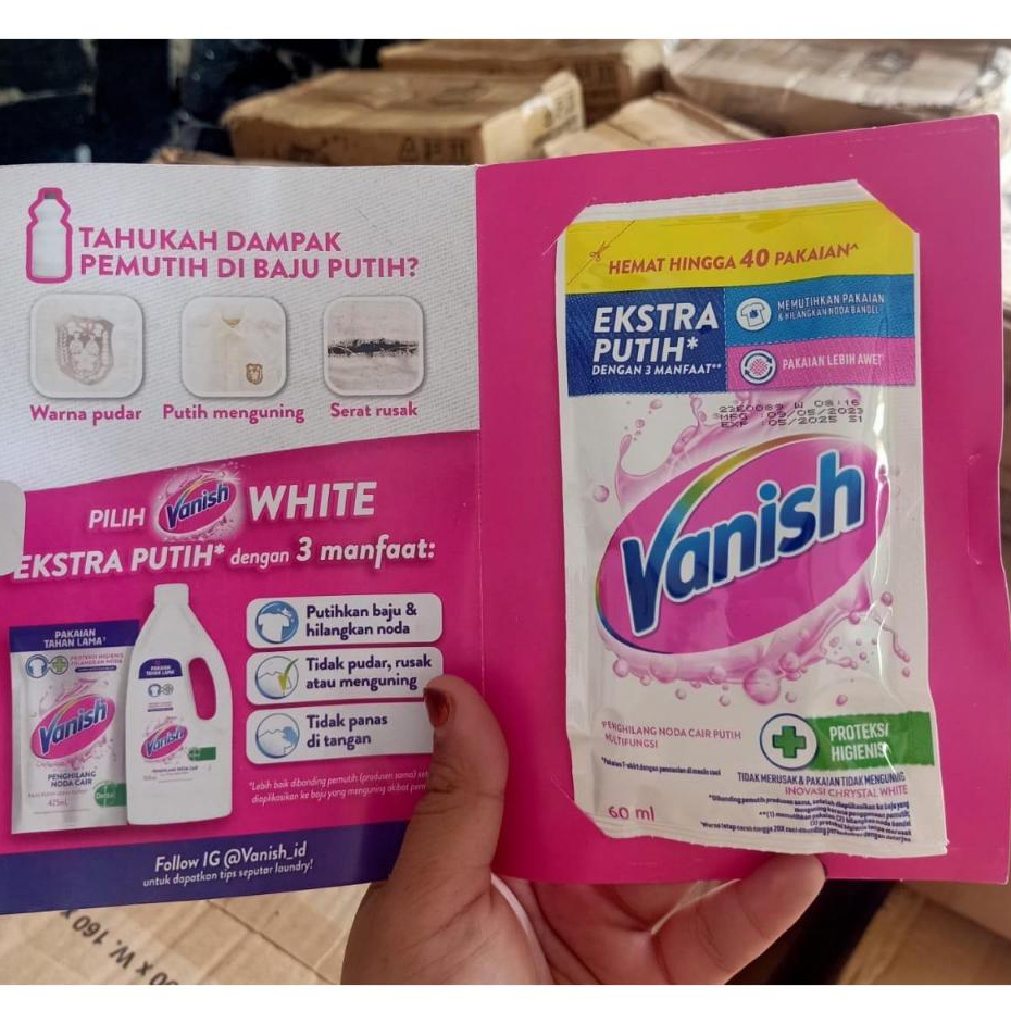 Vanish 60ml ( isi 6 sachet )