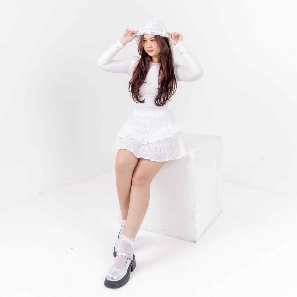 [GURLBUCKET] Orlando Ribbon  Top / Atasan / Top Spandex "Pakaian Wanita"