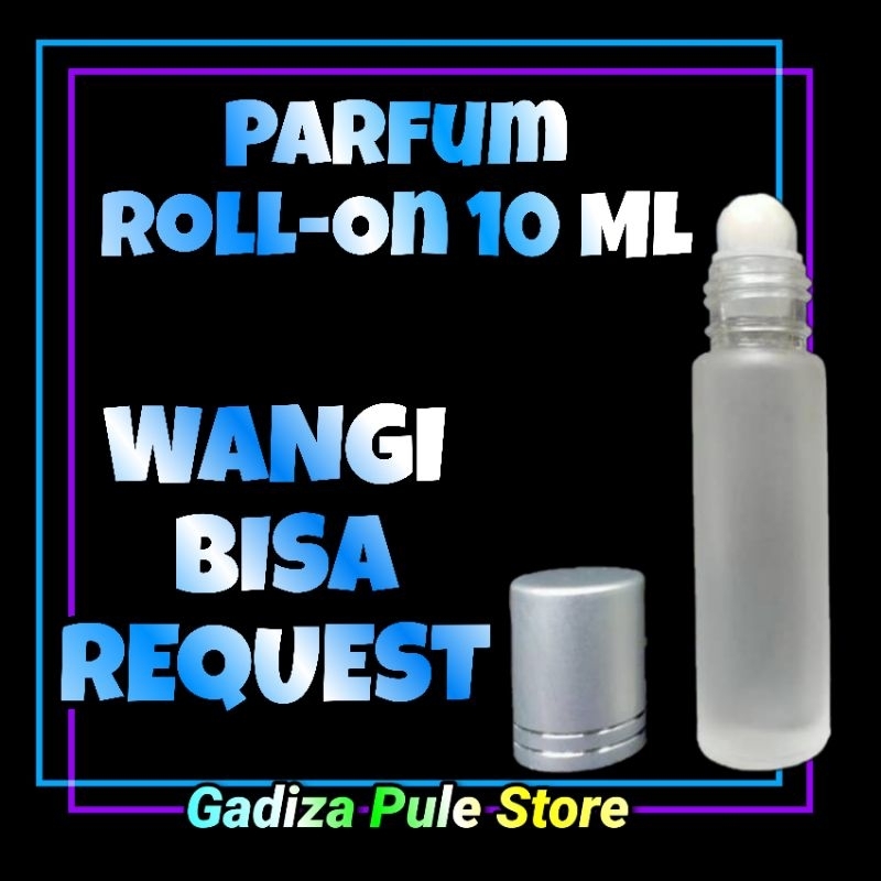 Parfum Roll-On BLUEBERRY 10 ml Bibit Biang Wangi Murni  Original Pragrance