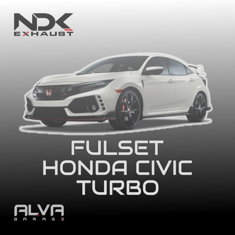 Knalpot Civic Turbo NDK Exhaust Fulset Knalpot Civic Turbo