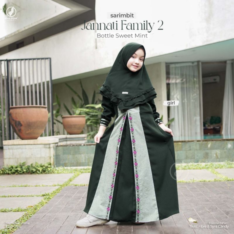 jannati gamis set gril