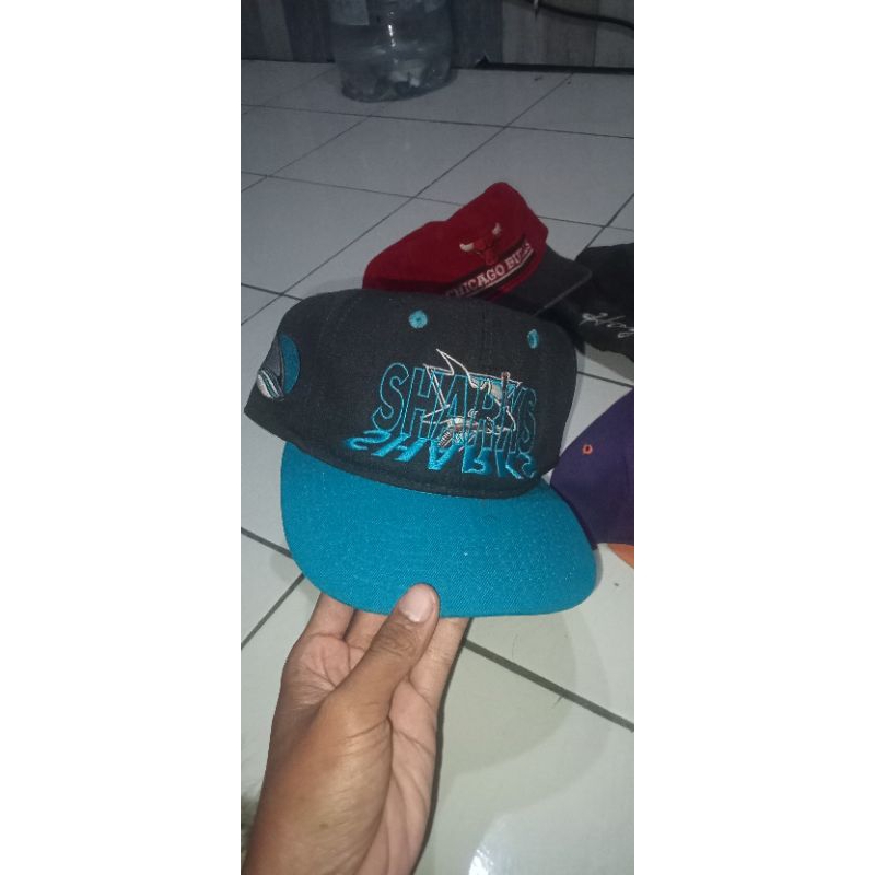 SNAPBACK VINTAGE NHL SAN JOSE SHARKS MATERIAL WOOL YUPOONG