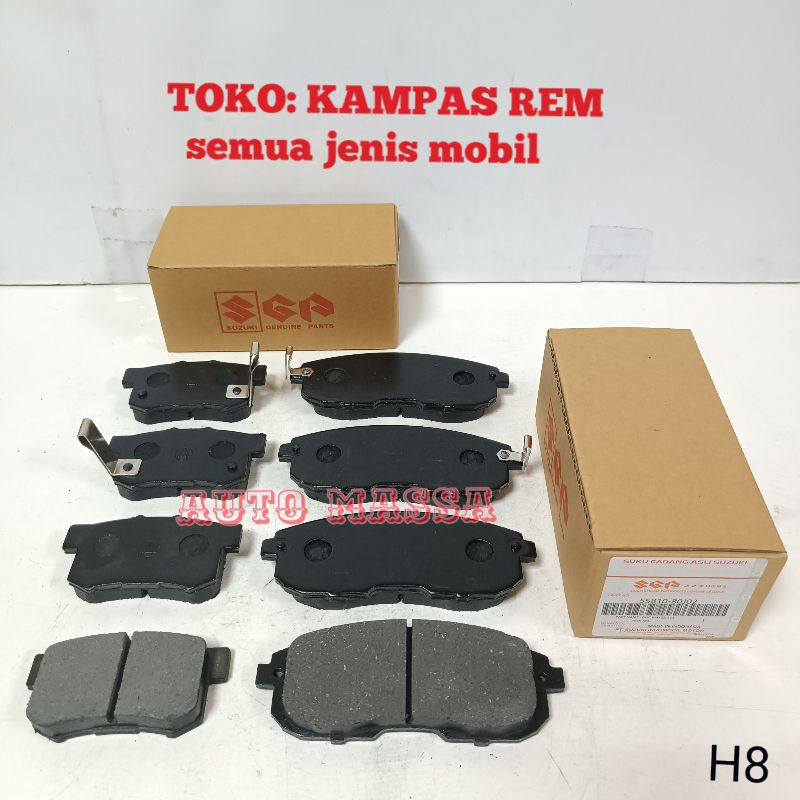 KAMPAS REM SET XOVER SX4  CAKRAM KOMPLIT DEPAN BELAKANG XOVER SX4