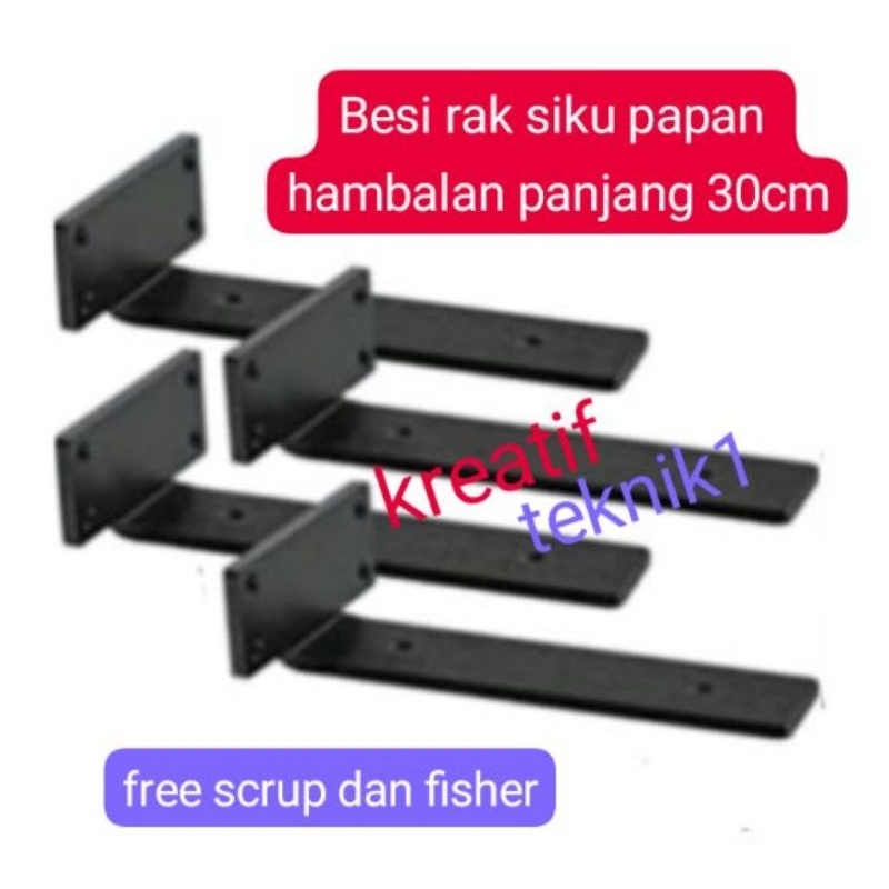 rak siku papan ambalan rak gantung tempel dinding besi siku papan ambalan rak gantung dinding