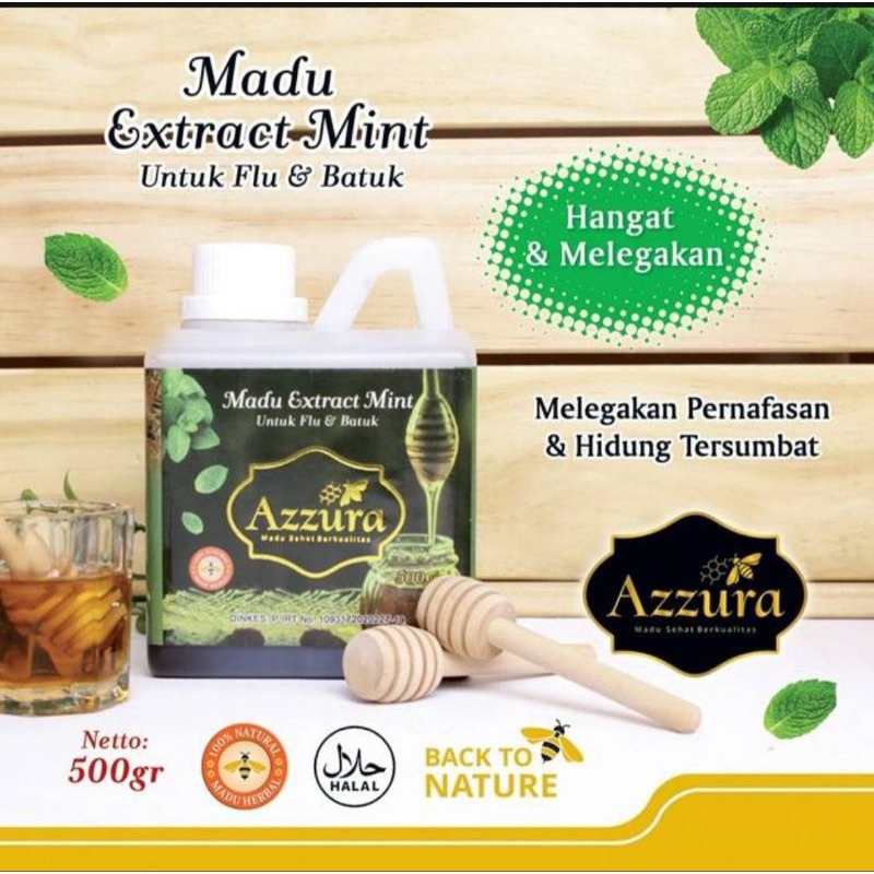 

Madu Azzura- Madu Extract Mint 300 gr