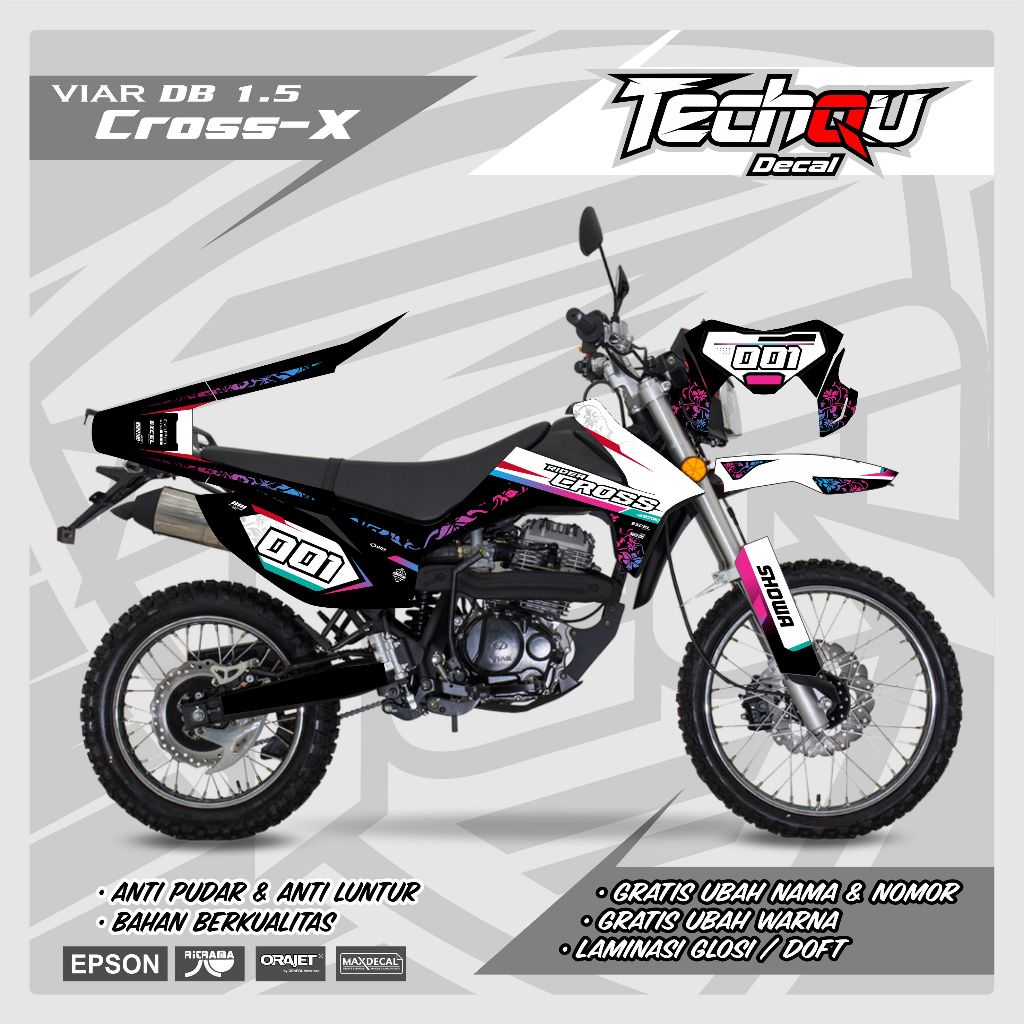 Decal Viar Cross-X150 CPR