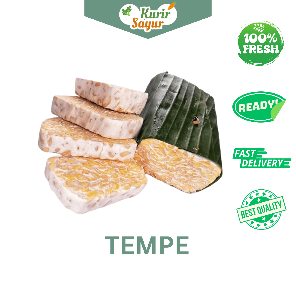 

KURIR SAYUR - TEMPE KOTAK TEMPE PAPAN DAUN 1 LONJONG