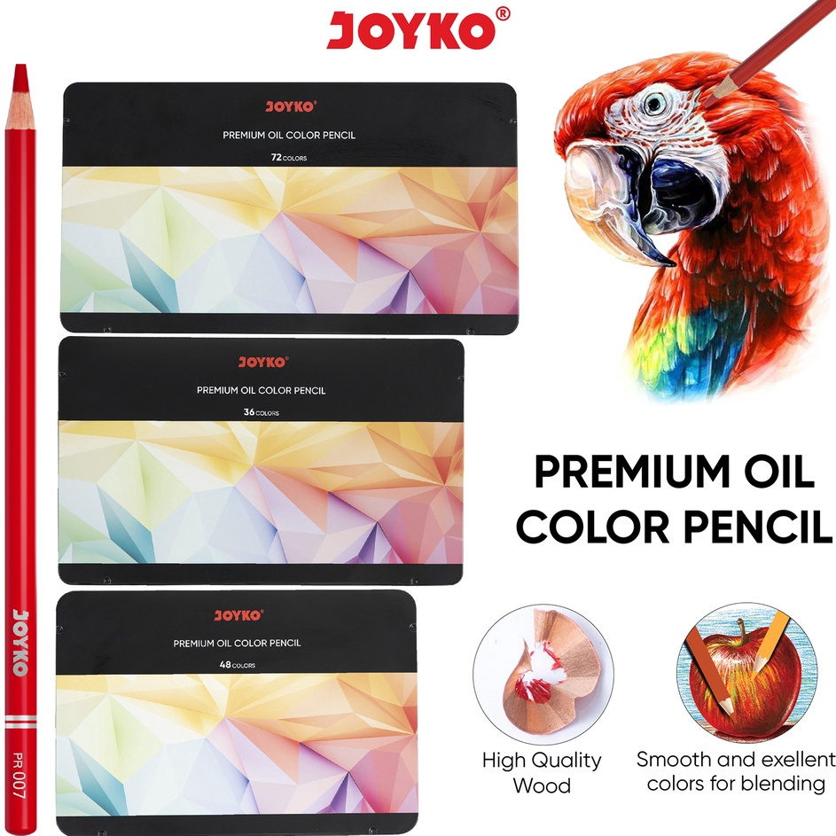 

Kejar Murah Premium Oil Color Pencil Pensil Warna Joyko CPTC126