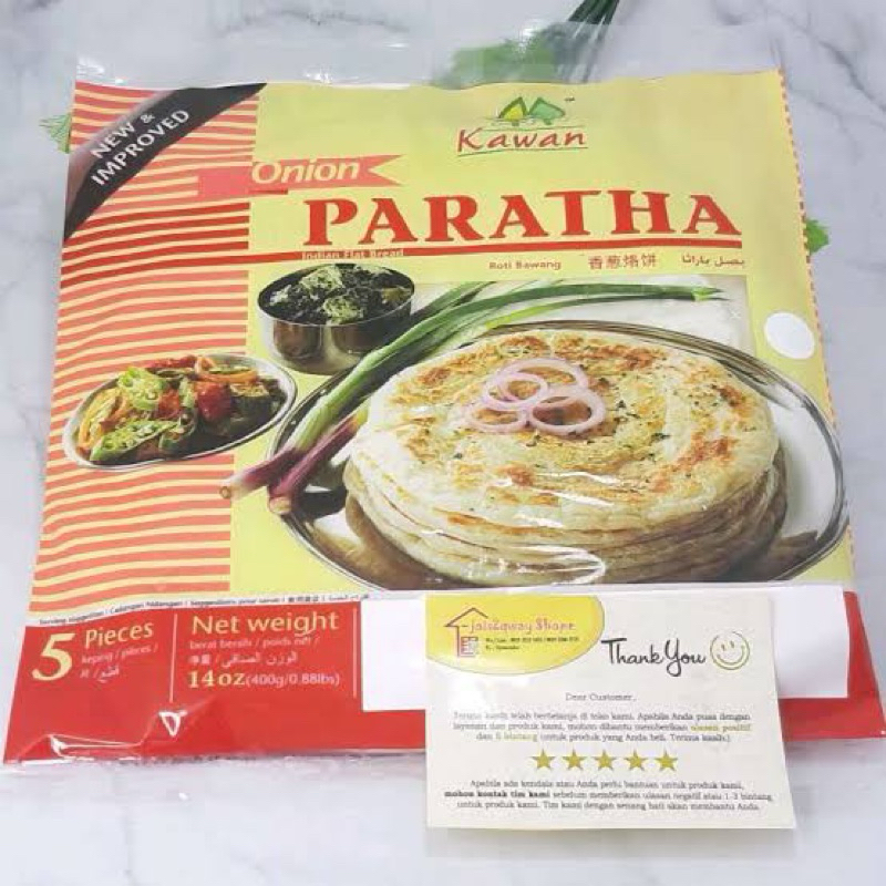 

Roti Paratha Kawan 400gr ( 5pcs ) / Frozen Food