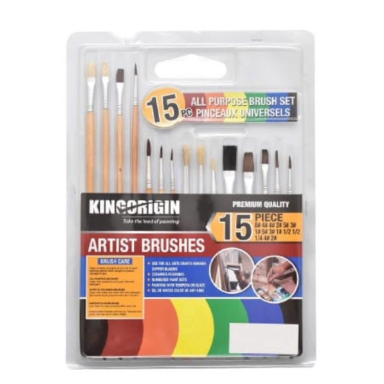 

Potongan Harga Set kuas cat lukis Kingorigin isi 15 pcs brush painting art 127435