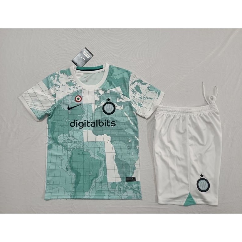BOMBASTIS BAJU BOLA JERSEY BOLA JERSEY INTER MILAN AWAY 222 223 GRADE ORIGINAL  FREE CELANA