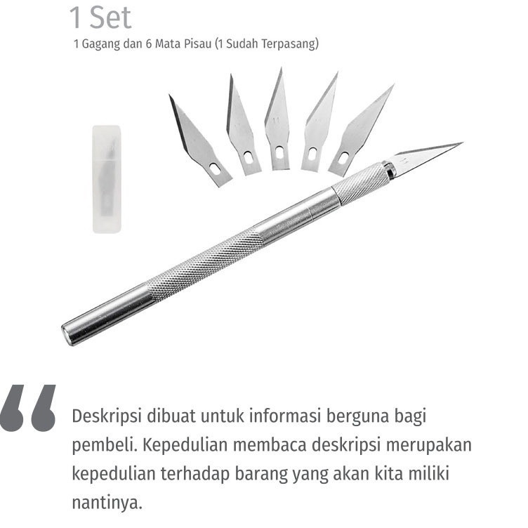 

Super Bonus Pisau Potong Bahan Maket Dioaram MNT1