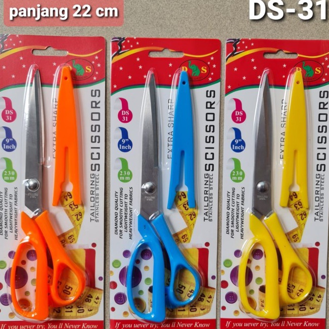 

Murah Spesial GUNTING KAIN PLASTIK WARNA DS31