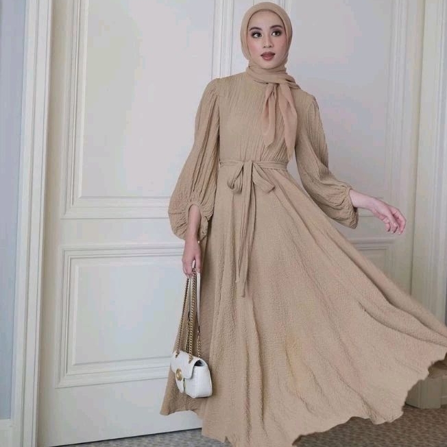 Gamis Airflow Crincle Busui Azkayla